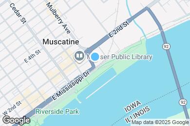 Map image of the property - 501 E Mississippi Dr