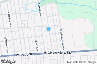 Map image of the property - 133 N Wayne Ave