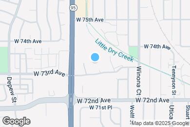 Map image of the property - 5033 W 73rd Ave