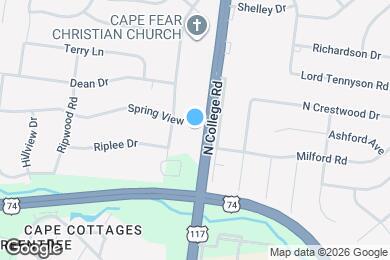 Map image of the property - 639 N College Rd