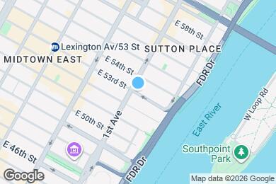 Map image of the property - 310 E 53rd St