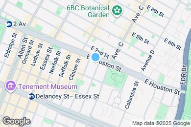 Map image of the property - 331 E Houston St