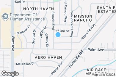 Map image of the property - 3808 San Novado Way