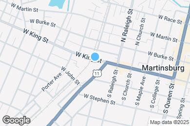 Map image of the property - 531 W King St