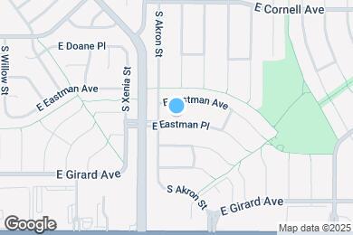 Map image of the property - 9043 E Eastman Pl