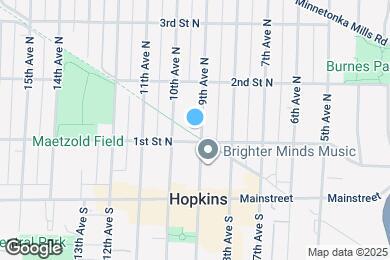 Map image of the property - 106 9th Ave N
