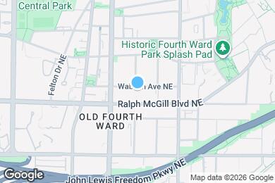 Map image of the property - 517 Wabash Ave NE