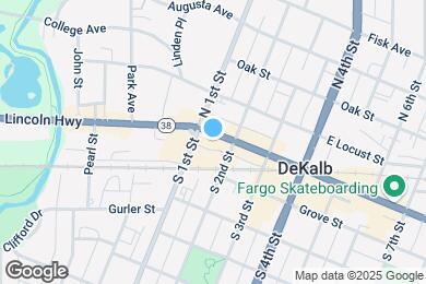 Map image of the property - 130 E Lincoln Hwy