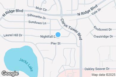 Map image of the property - 1629 Nightfall Dr