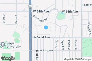 Map image of the property - 2835 W Parkside Pl