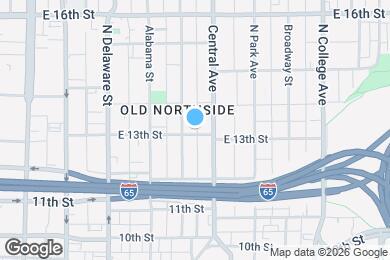 Map image of the property - 410 E 13th St
