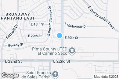 Map image of the property - 1002 S Seco Pl