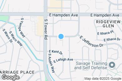 Map image of the property - 3615 S Argonne St