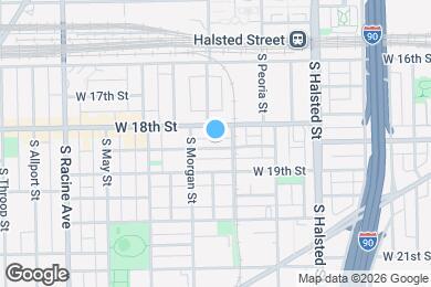 Map image of the property - 960 W 18th Pl