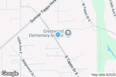 Map image of the property - 16911 S Tapps Dr E