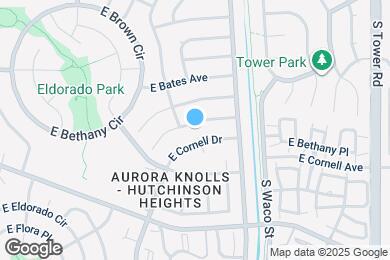 Map image of the property - 17846 E Bethany Pl