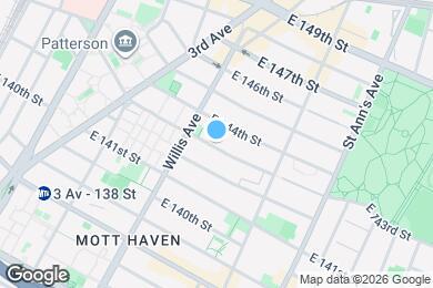 Map image of the property - 427 E 143rd St