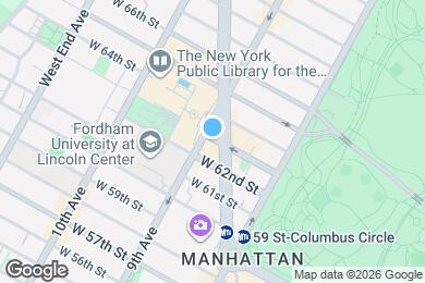 Map image of the property - 20 W 64th St