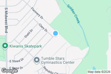 Map image of the property - 904 E Rose Dr