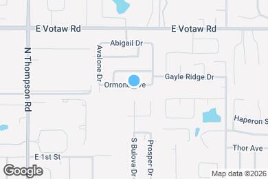 Map image of the property - 1532 Ormond Ave