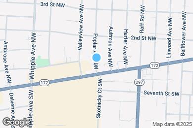 Map image of the property - 122 Poplar Ave NW