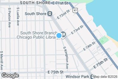 Map image of the property - 2453 E 73rd St