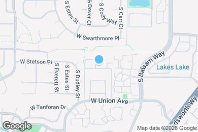 Map image of the property - 8481 W Union Ave