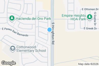 Map image of the property - 8509 S Camino Bengala
