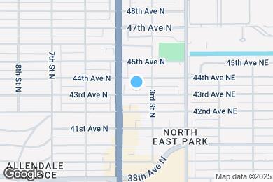 Map image of the property - 355 43rd Ave N