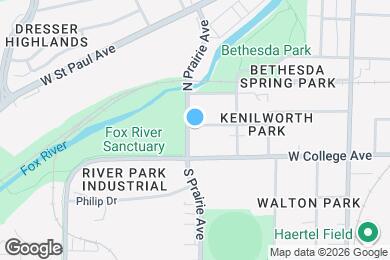 Map image of the property - 121 N Prairie Ave