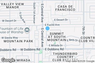Map image of the property - 101 E Valley View Dr