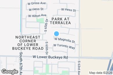 Map image of the property - 6418 W Magnolia St