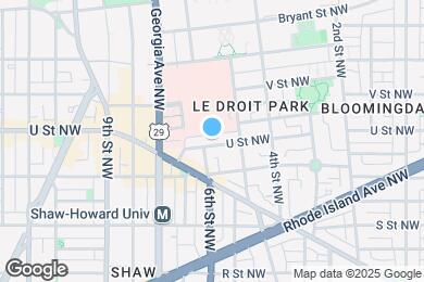 Map image of the property - 527 U St NW