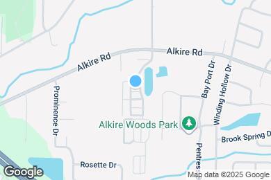 Map image of the property - 1893 Sandy Lake Dr