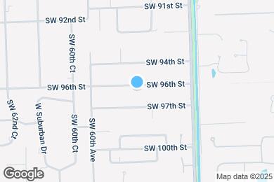 Map image of the property - 5870 SW 96th St