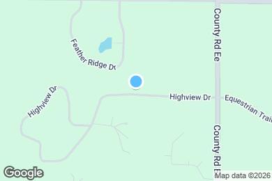 Map image of the property - W3798 Highview Dr