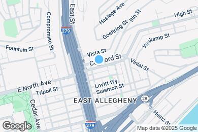 Map image of the property - 828 Spring Garden Ave