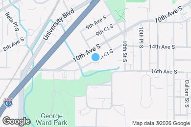 Map image of the property - 529 10th Ct S
