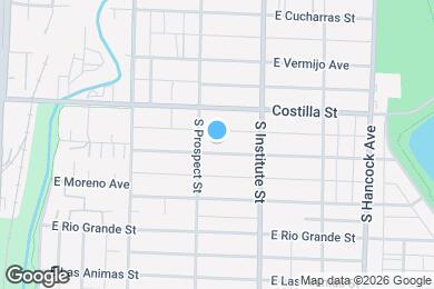 Map image of the property - 814 E Cimarron St