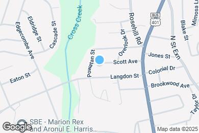 Map image of the property - 221 Scott Ave