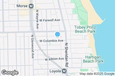 Map image of the property - 1228 W Columbia Ave