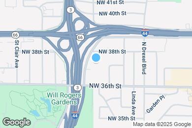 Map image of the property - Furnished Studio-Oklahoma City - Bethany