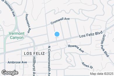 Map image of the property - 4221 Los Feliz Blvd