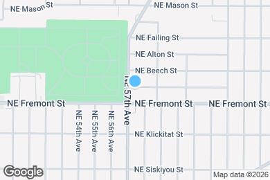 Map image of the property - 5716 NE Milton St