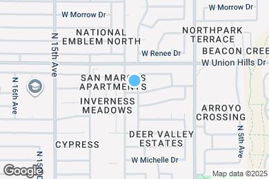 Map image of the property - 18402 N 10th Dr