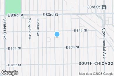 Map image of the property - 8425 S Marquette Ave