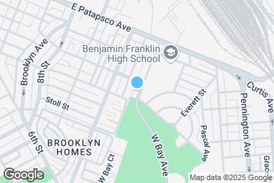 Map image of the property - 3816 W Bay Ave
