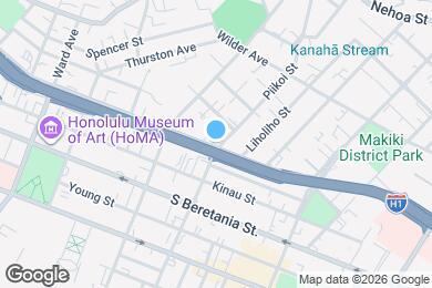 Map image of the property - 1402 Piikoi St