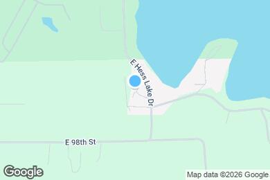 Map image of the property - 1326 E Hess Lake Dr