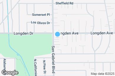 Map image of the property - 6268 N San Gabriel Blvd